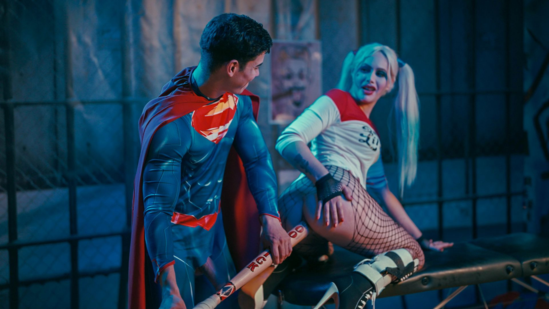 Sperman y Harley Quinn
